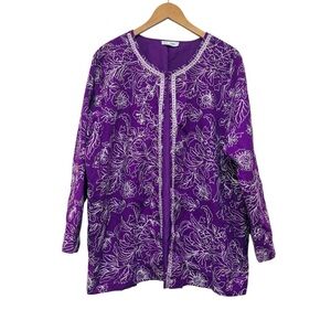 Ulla Popken Embroidered Jacket